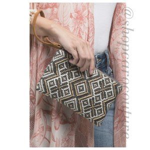 Diamond and X Pattern Clutch